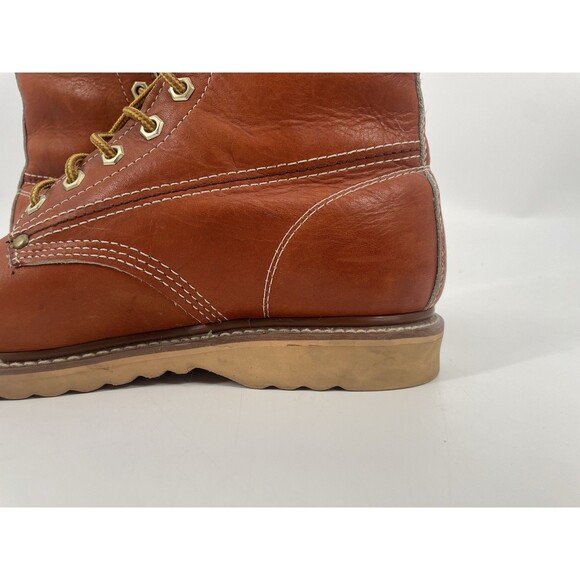 Vintage Dunham Work Boots Korea 6016 Leather Men’s Construction Workman 8.5 EE - Picture 15 of 16